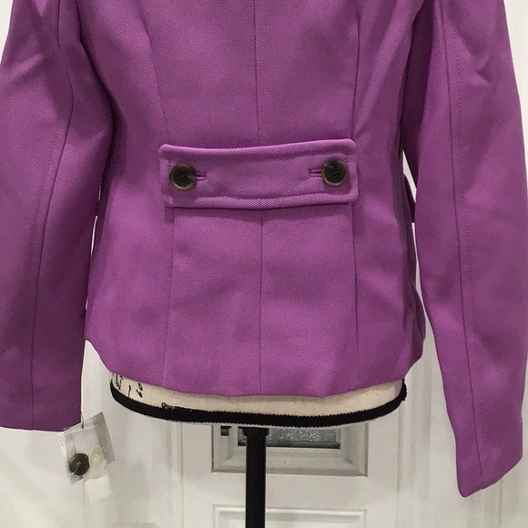🆕 LIZ CLAIBORNE Double Breasted Blazer Orchid - Picture 10 of 11